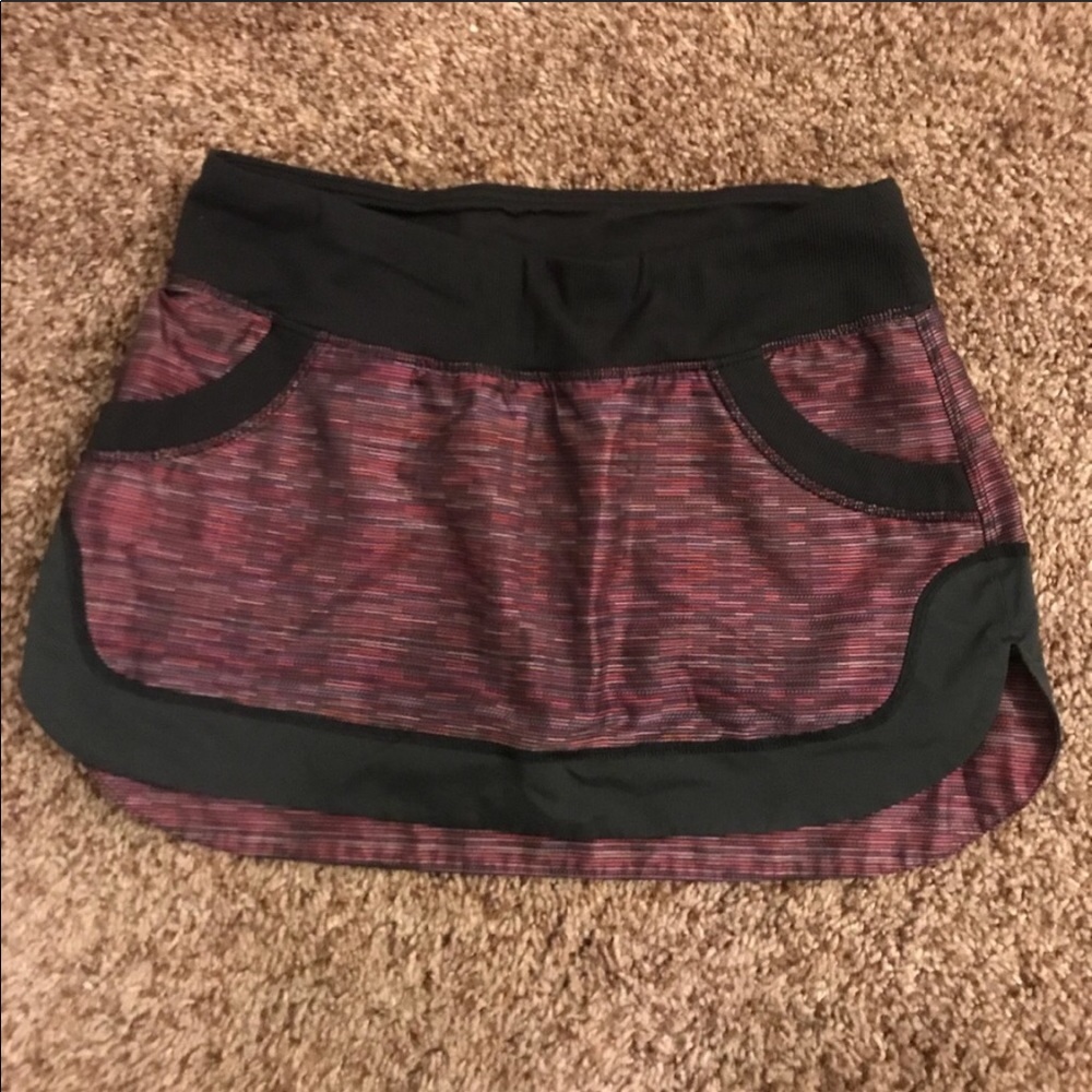 Lululemon skirt and short under